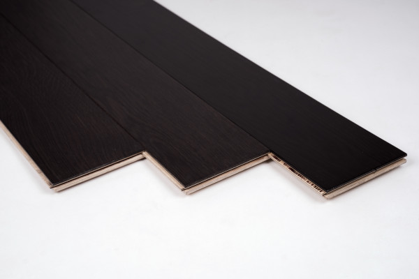 Bog oak flooring boards - black